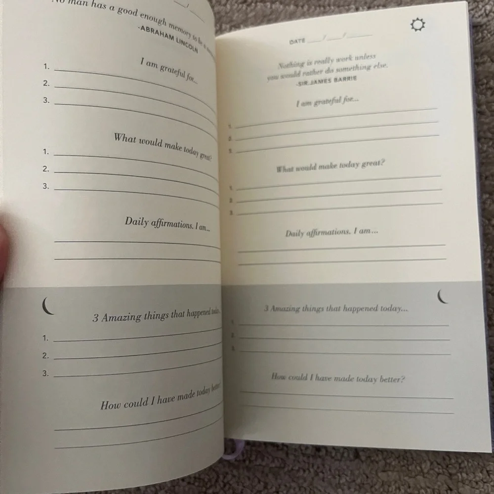 Lavender Gratitude Journal - brand new